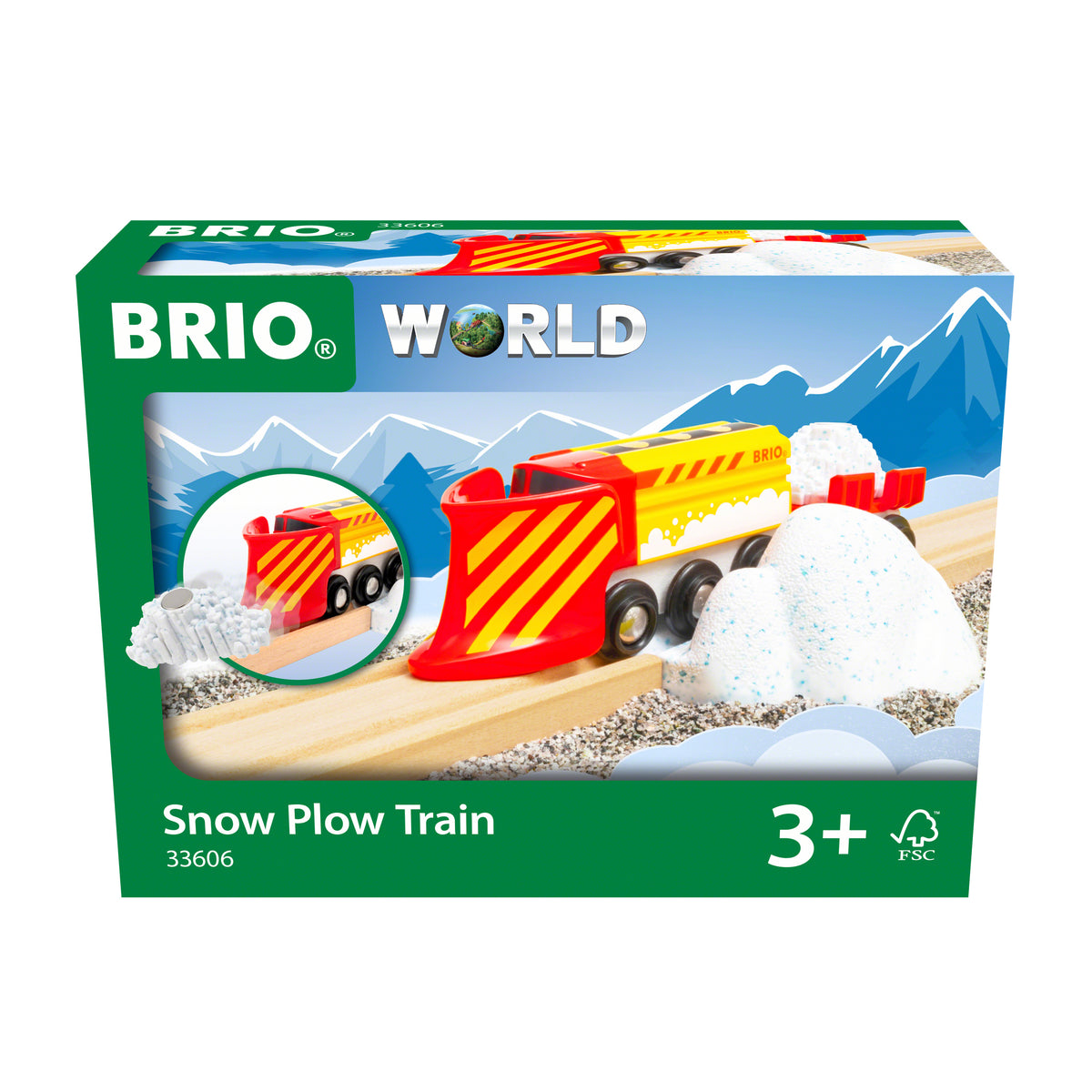 Snow Plow Train Brio