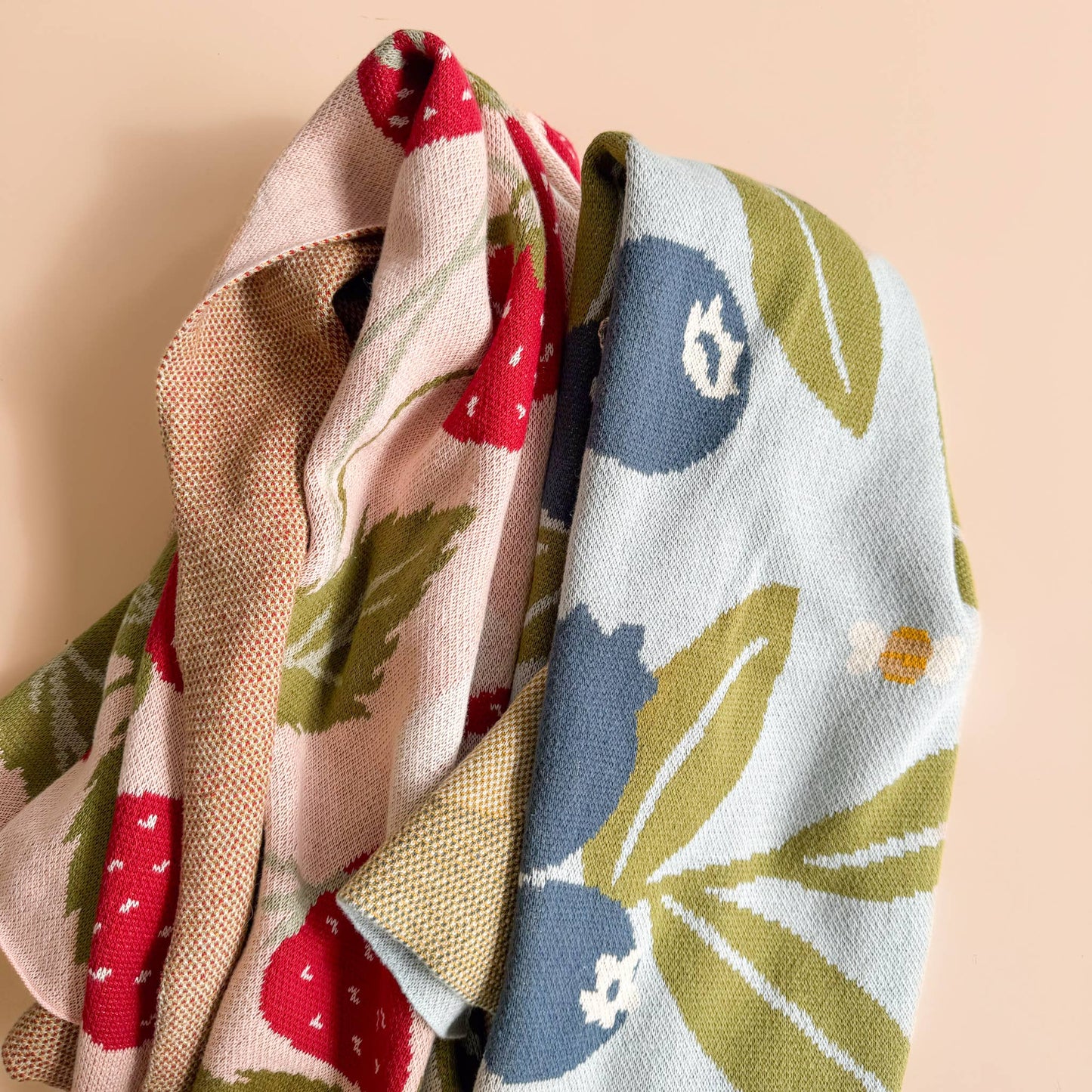 Strawberry Bunny Organic Blanket