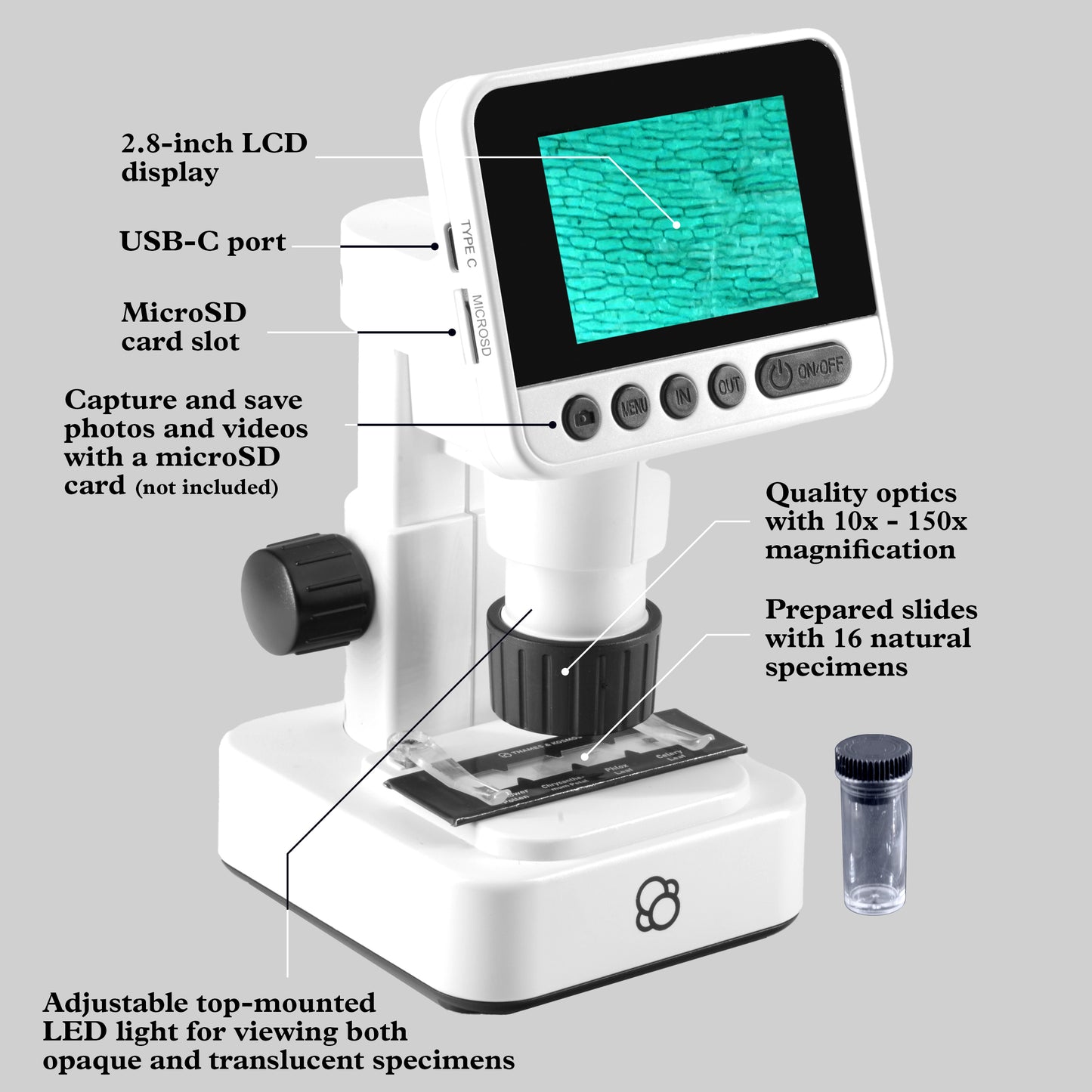 Digital Microscope with HDMI