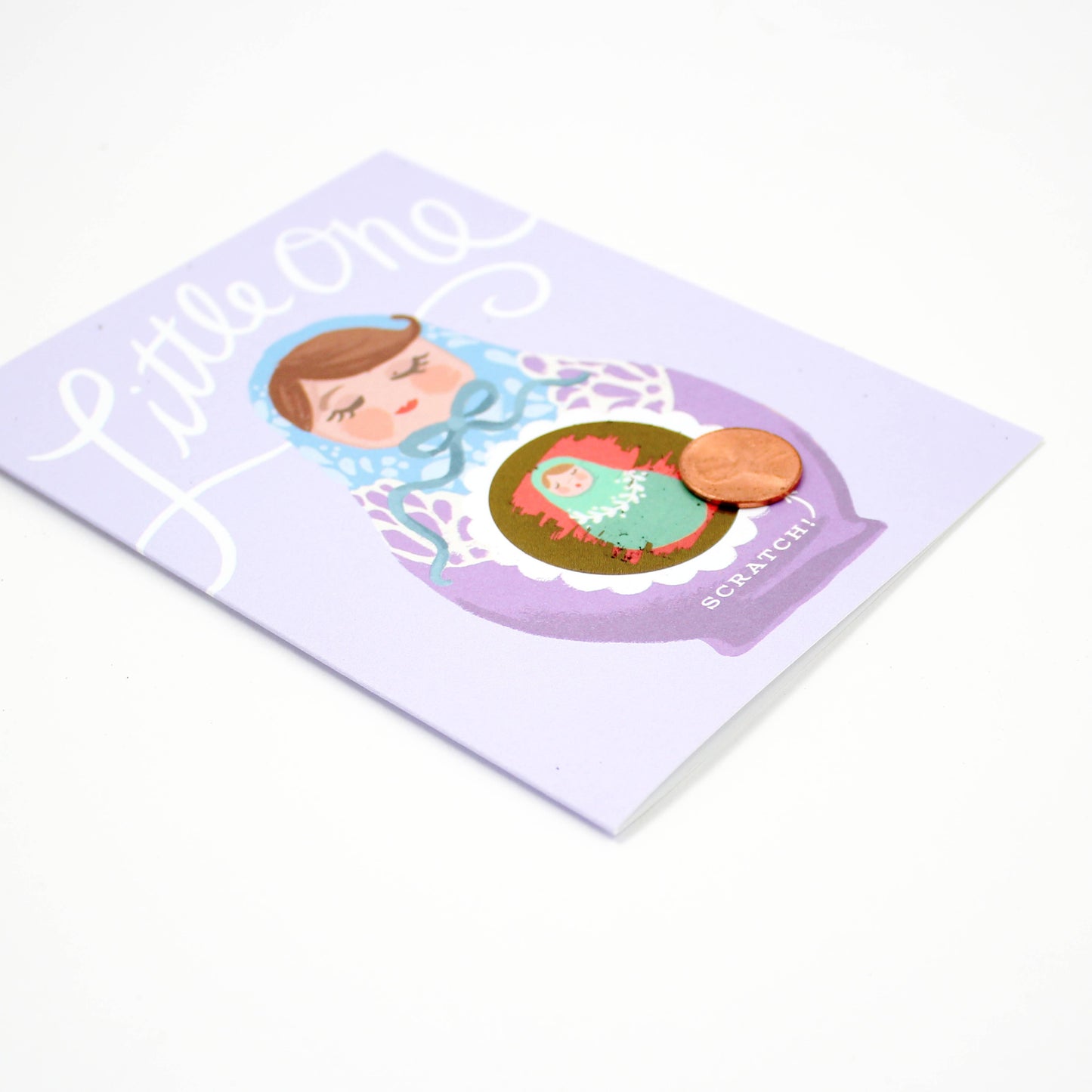 Scratch-off Card - Nesting Doll - New Baby/Pregnancy