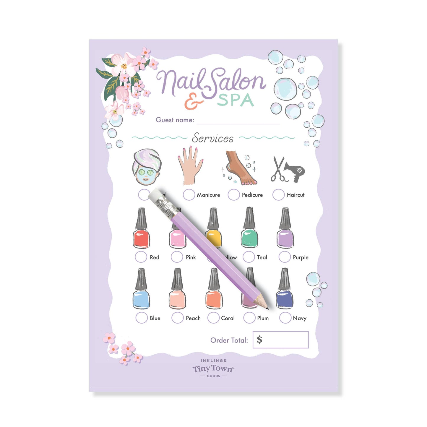 Inklings Tiny Town™ Play Notepad - Nail Salon & Spa