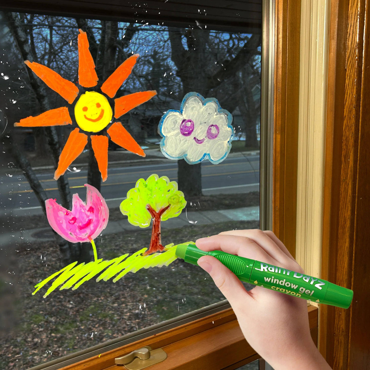 Rainy Dayz Window Gel Crayons - Set of 10