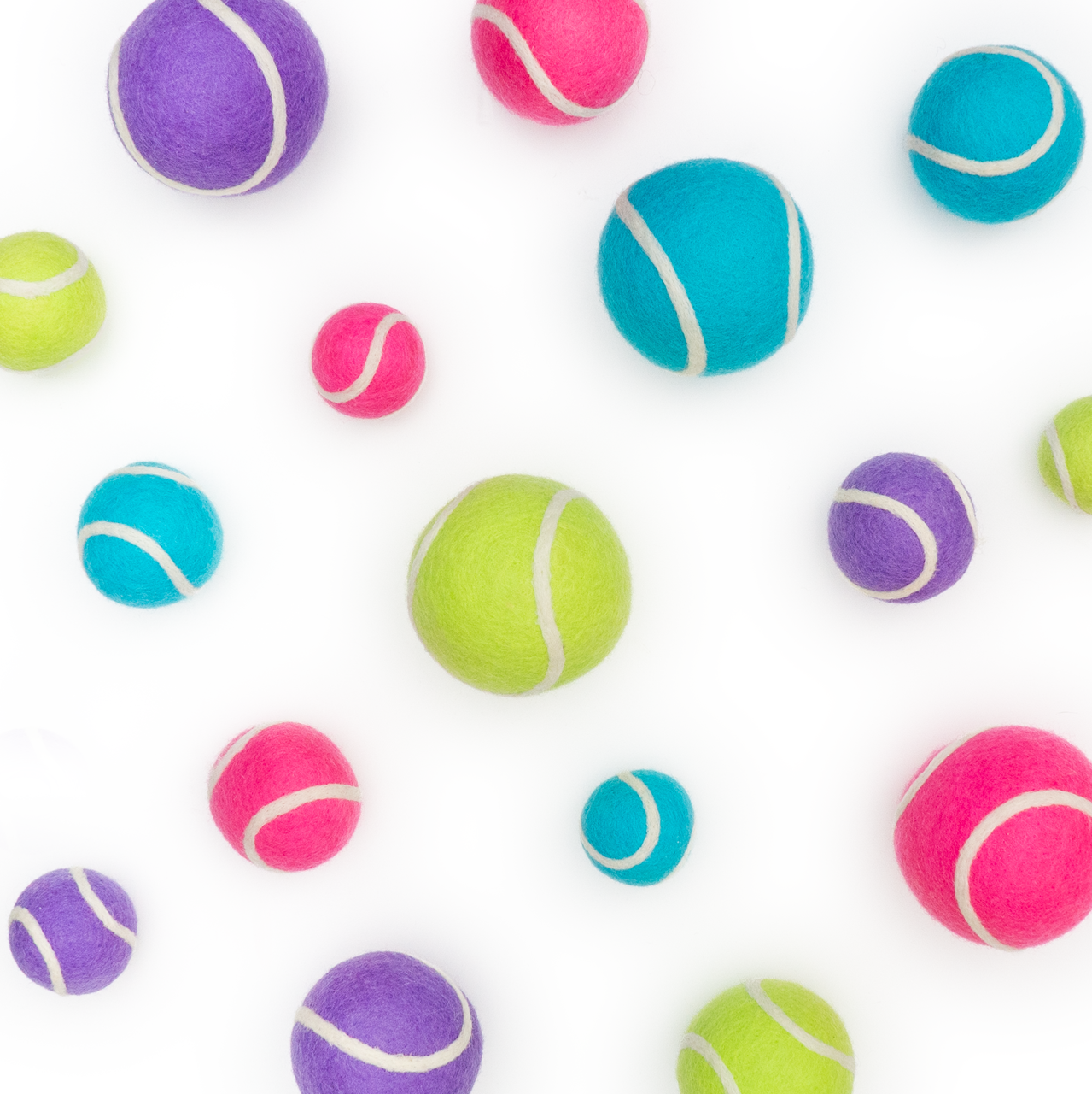 Friendsheep - Pet Toy Tennis Wool Ball - Set of 2