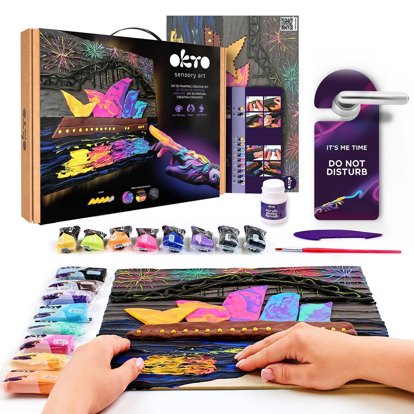 OKTO Air-Dry Clay 3D Painting Kit – #sydneyoperahouse