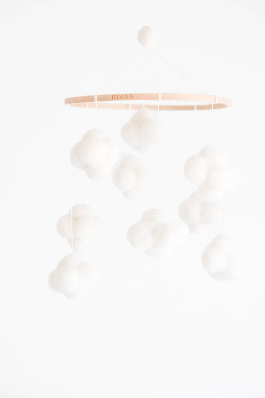 Handmade Cloud Crib Mobile