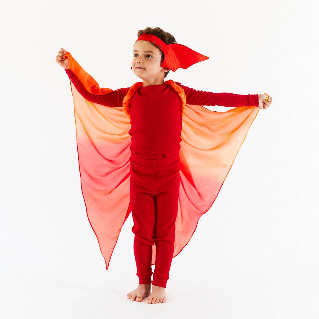 Red Dinosaur Wings