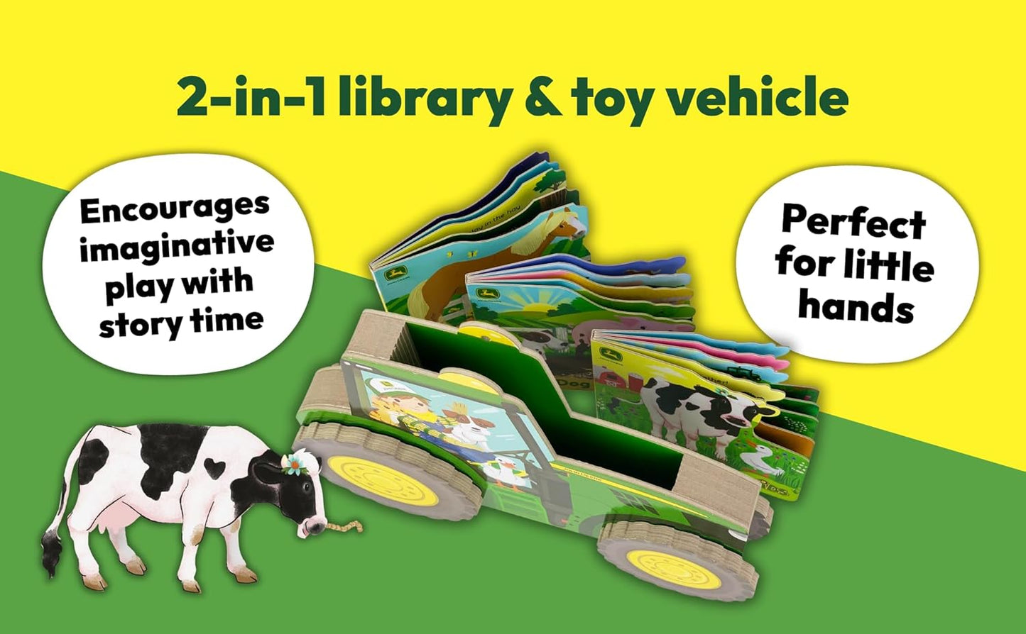 John Deere Kids Tractor Tales Roll 'n Go Book Set