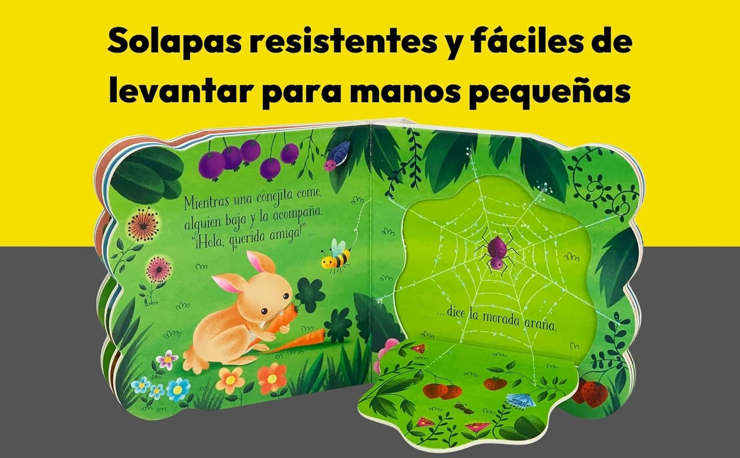 La abejita amarilla/ Little Yellow Bee (Chunky Lift-a-flap Board Book) (Spanish Edition)