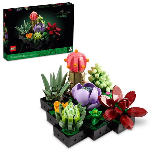 LEGO Succulents Plant Decor Building Kit