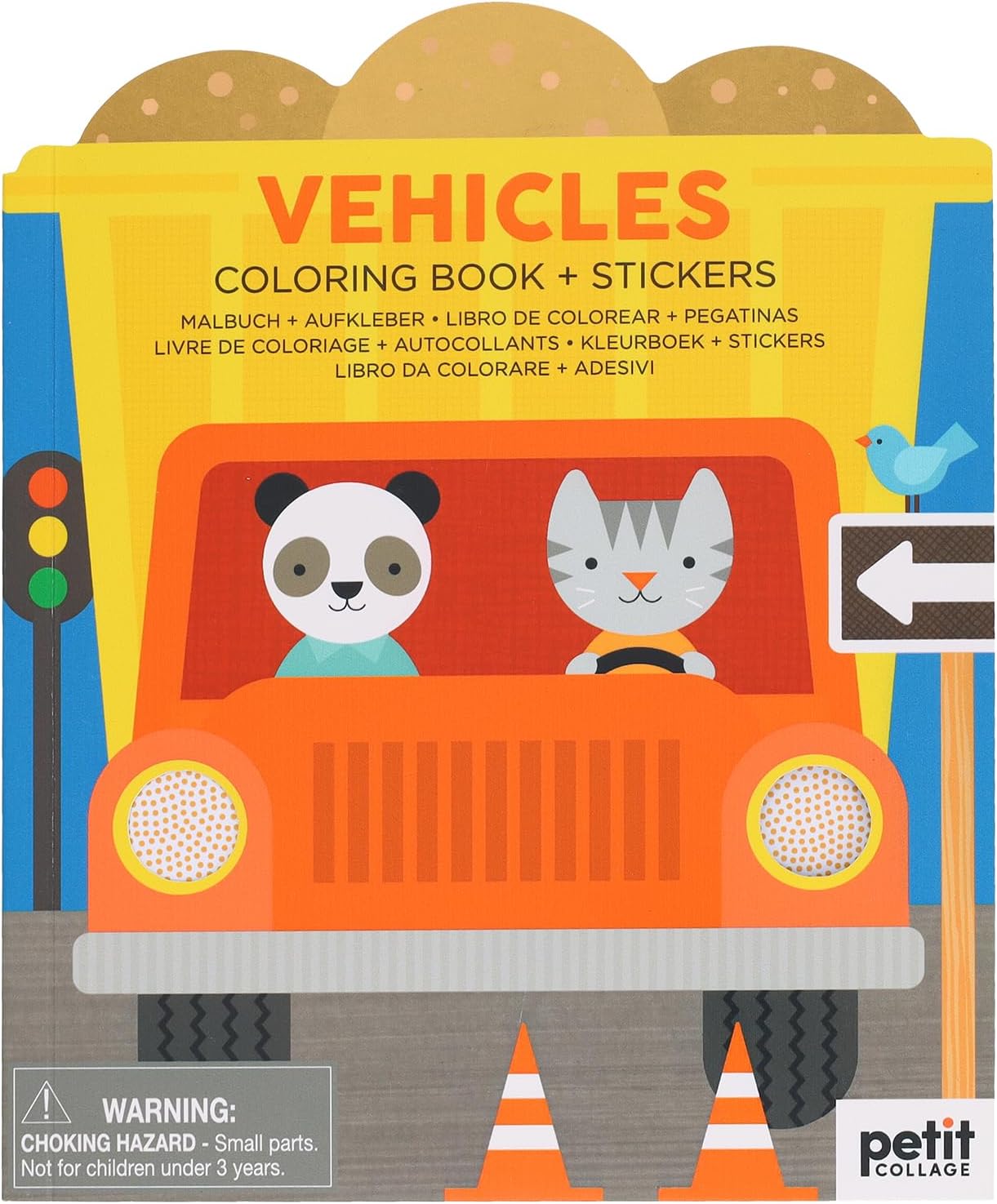 Vehicles Coloring Book - Petit Collage
