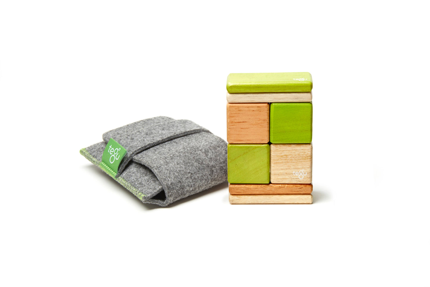 Tegu Original Pocket Pouch - Magnetic Wooden Block Set