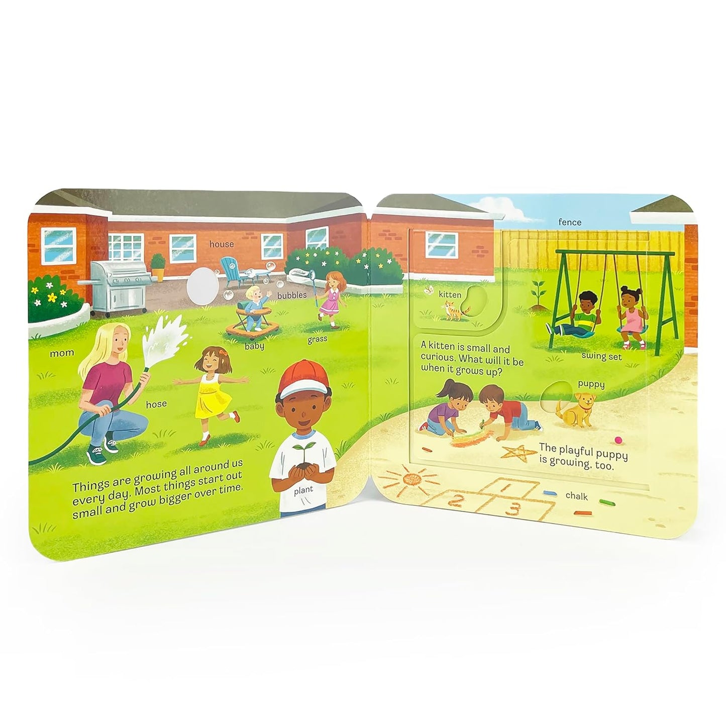 Peek-a-Flap Grow Children's Lift-a-Flap Board Book