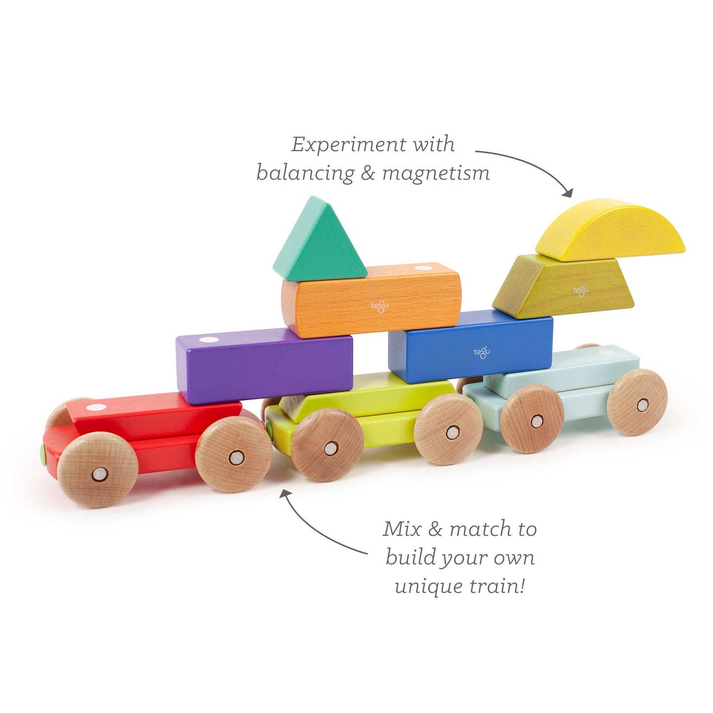 Magnetic Shape Train: Rainbow