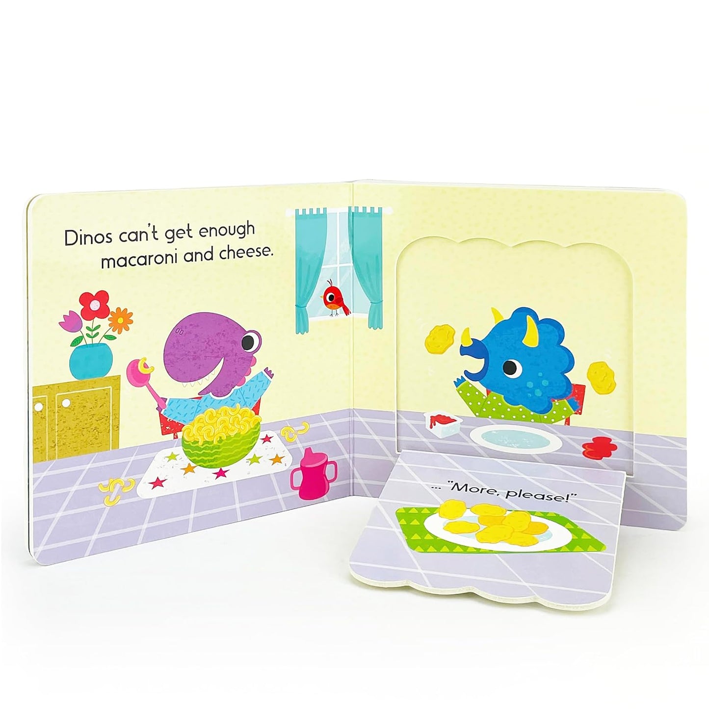 Dinos Love Donuts - A Foodie Lift-a-Flap Board Book