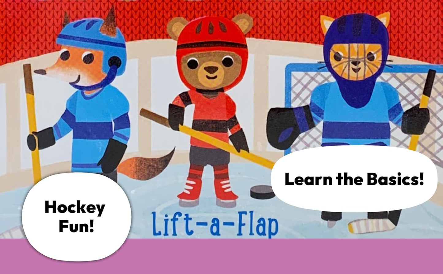 Let's Play Hockey! A Lift-a-Flap Board Book for Babies and Toddlers