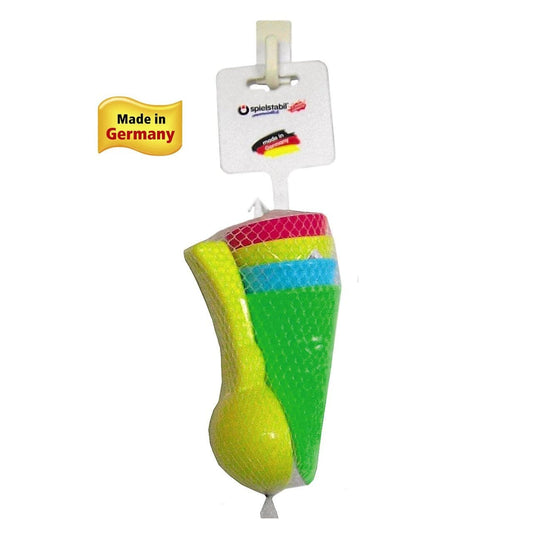 Ice Cream Sand Set – 5-Pc Pretend Play w/ 4 Cones & Scoop