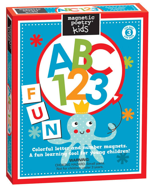 "ABC123" - Alphabet and Number Magnets Kit for Kids