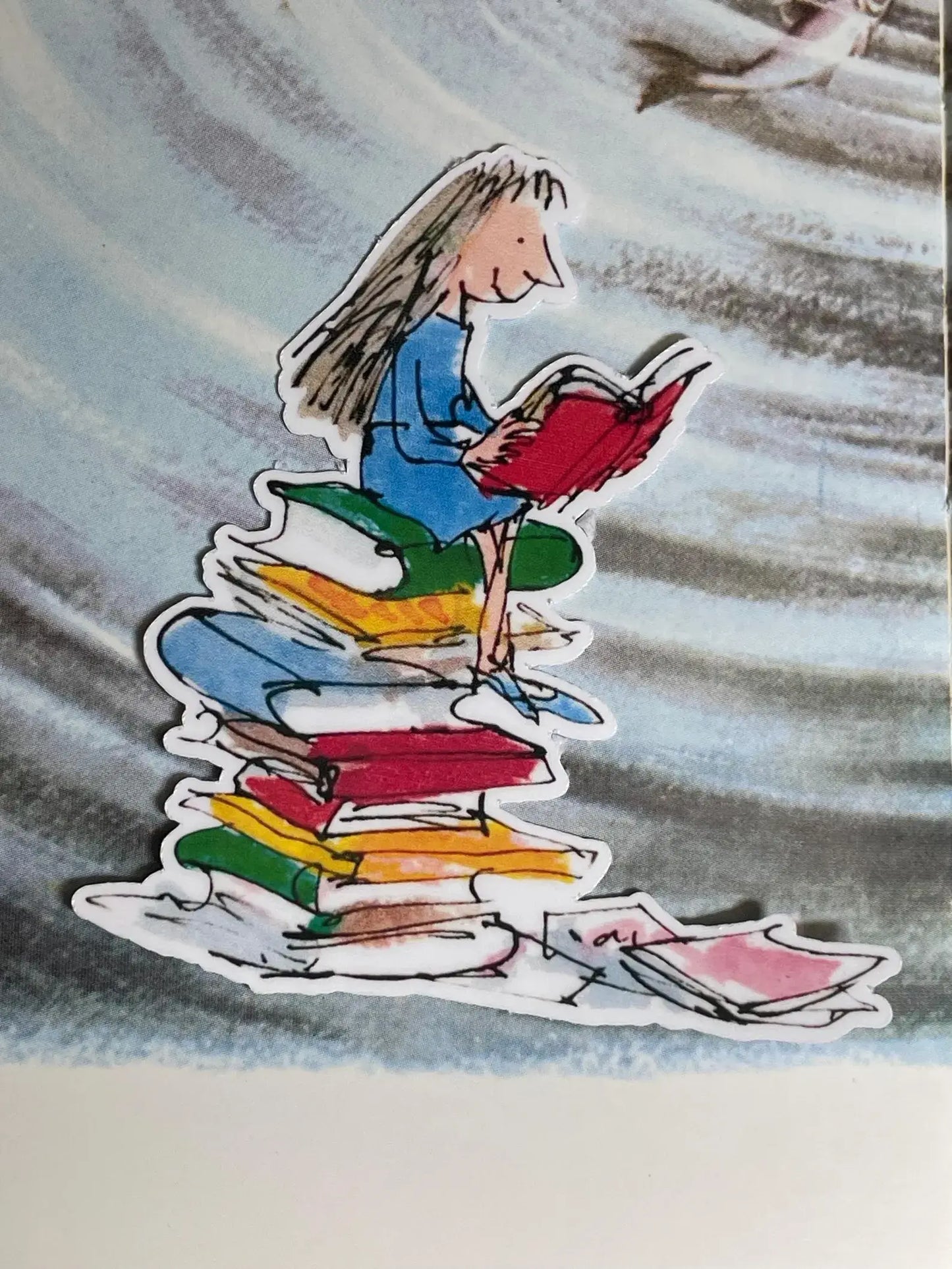 Matilda Sticker: Waterproof Vinyl Storybook Decal Roald Dahl