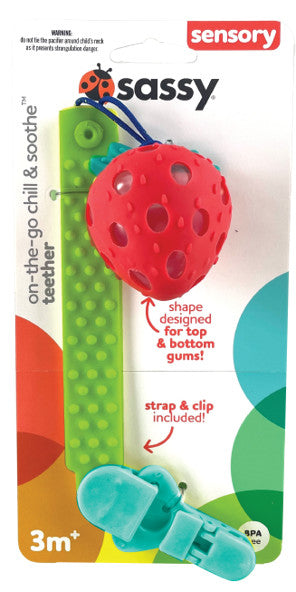 On- The - Go Chill & Soothe Teether + Strap