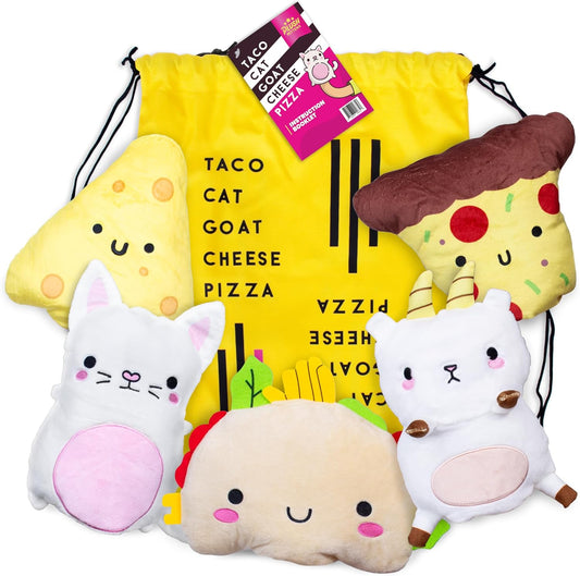 Taco Cat Goat Cheese Pizza Plush Game Set