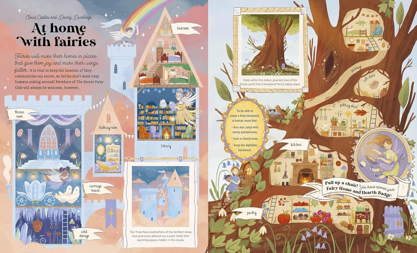 The Secret Fairy Club: Discover a Hidden Book Within a Book!