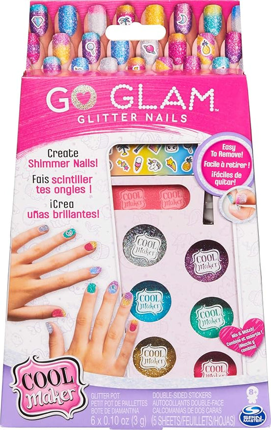 Go Glam Glitter Nails