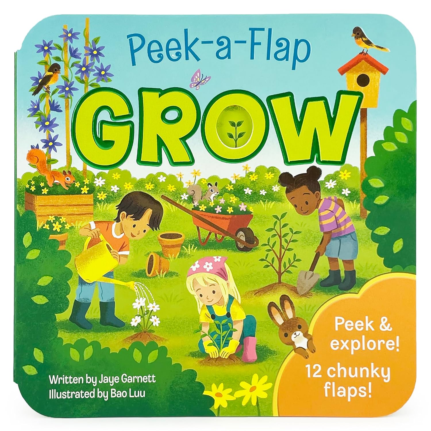 Peek-a-Flap Grow Children's Lift-a-Flap Board Book – Pebbles Toys & Gifts