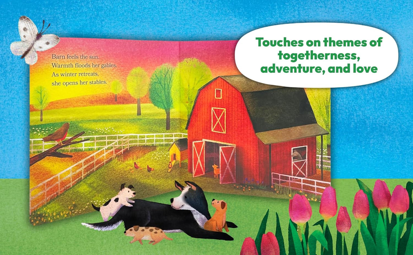 Barn in Spring: Out to Explore on the Farm Board Book