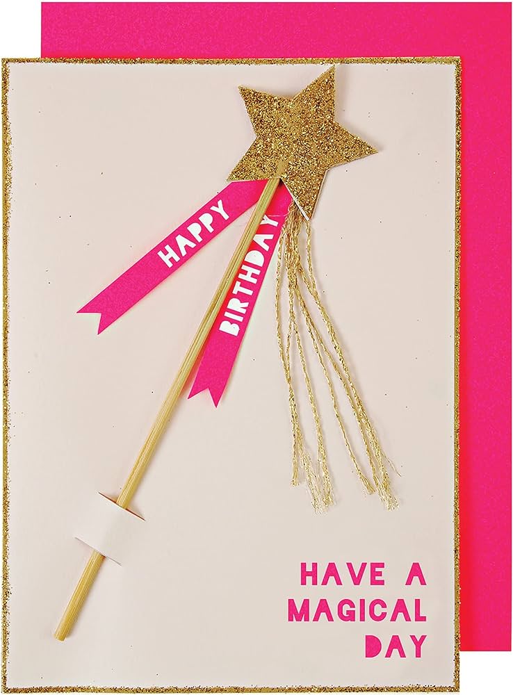 Magic Wand Birthday Card