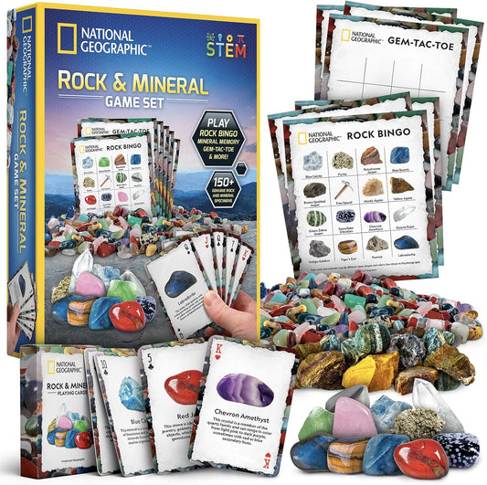 National Geographic Rock + Mineral Card Games