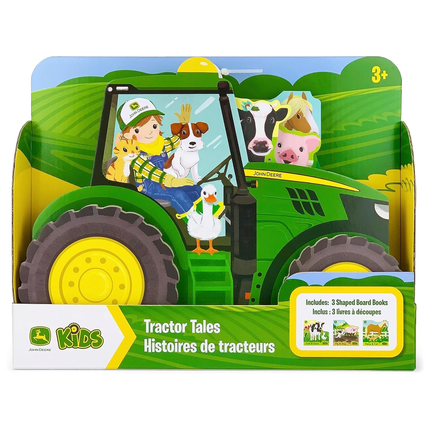 John Deere Kids Tractor Tales Roll 'n Go Book Set