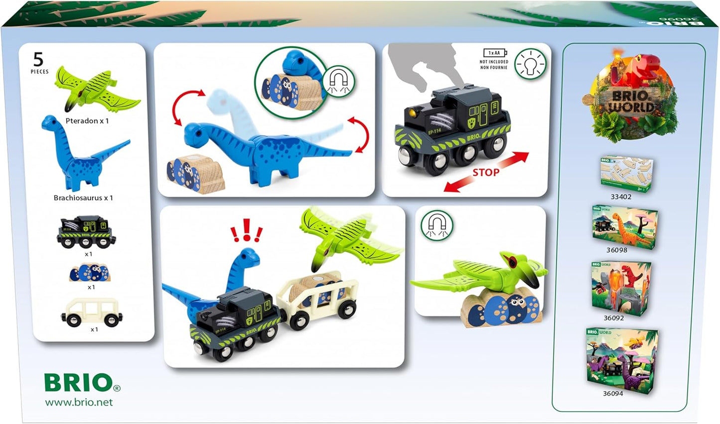 BRIO World 36096 Dinosaur Battery Train