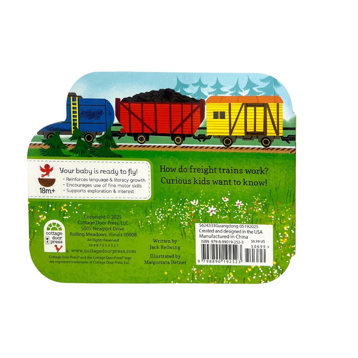 How Freight Trains Work - Children's Shaped Board Book