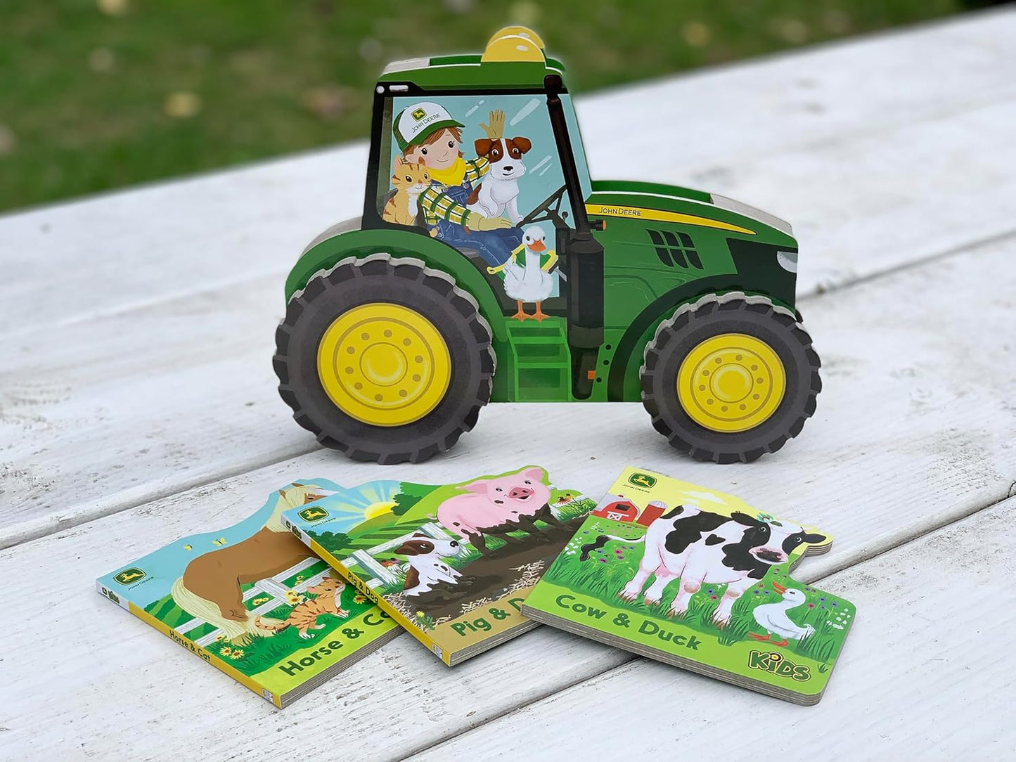 John Deere Kids Tractor Tales Roll 'n Go Book Set
