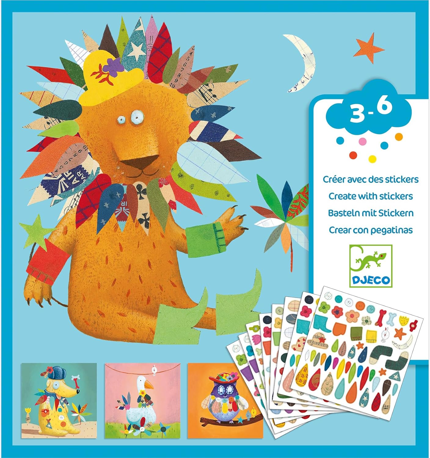 Create Animals Sticker Kit