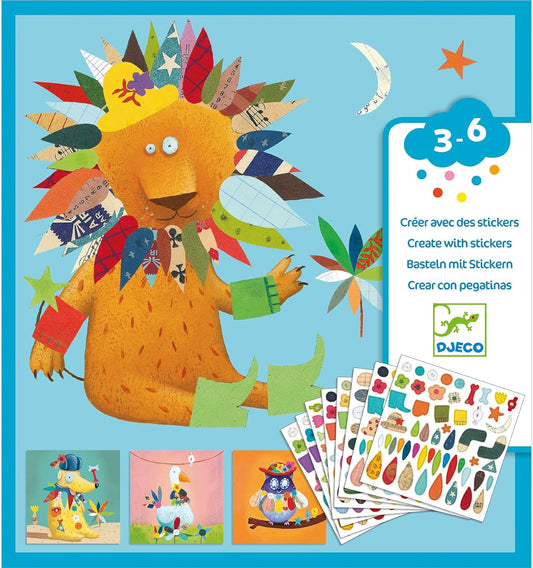 Create Animals Sticker Kit