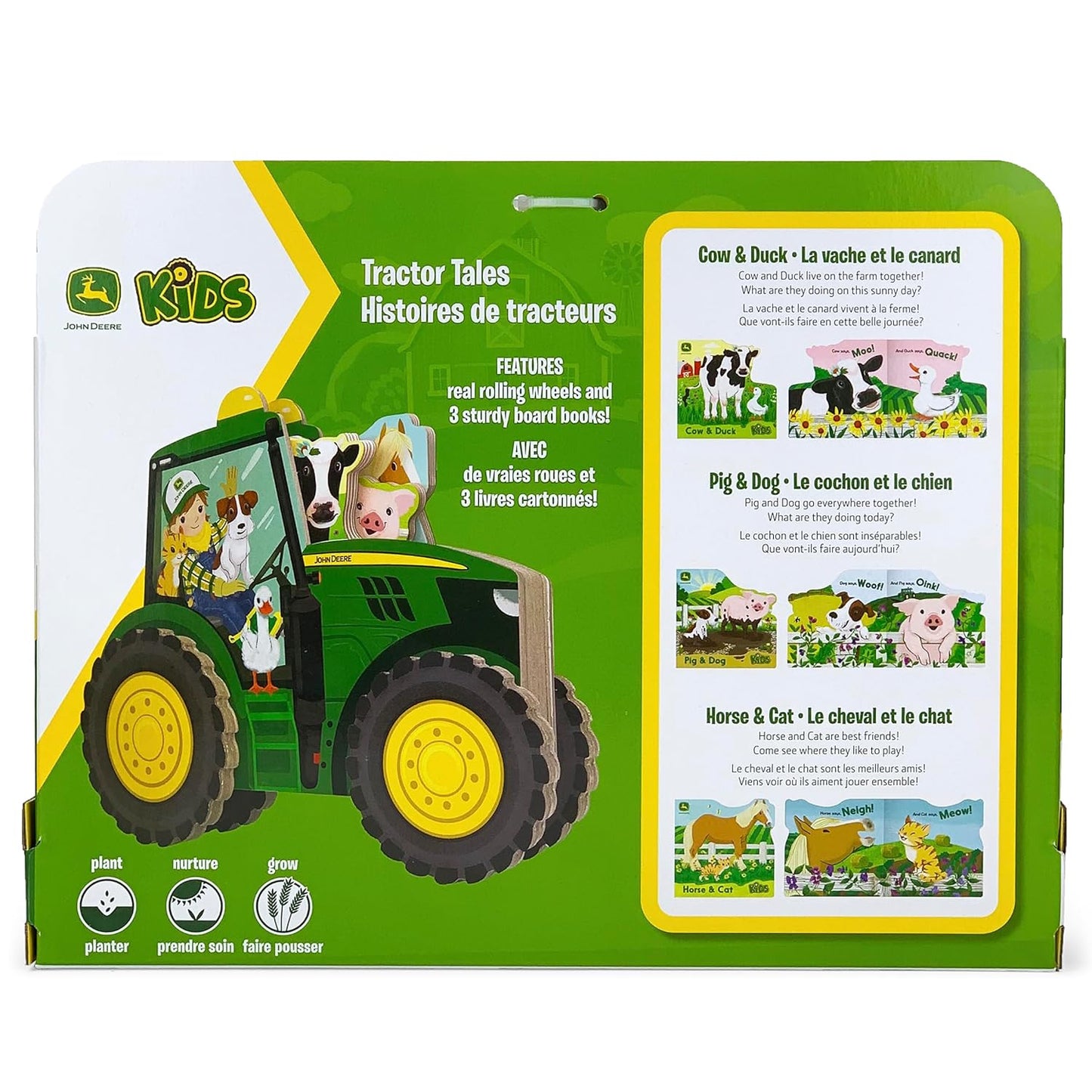 John Deere Kids Tractor Tales Roll 'n Go Book Set