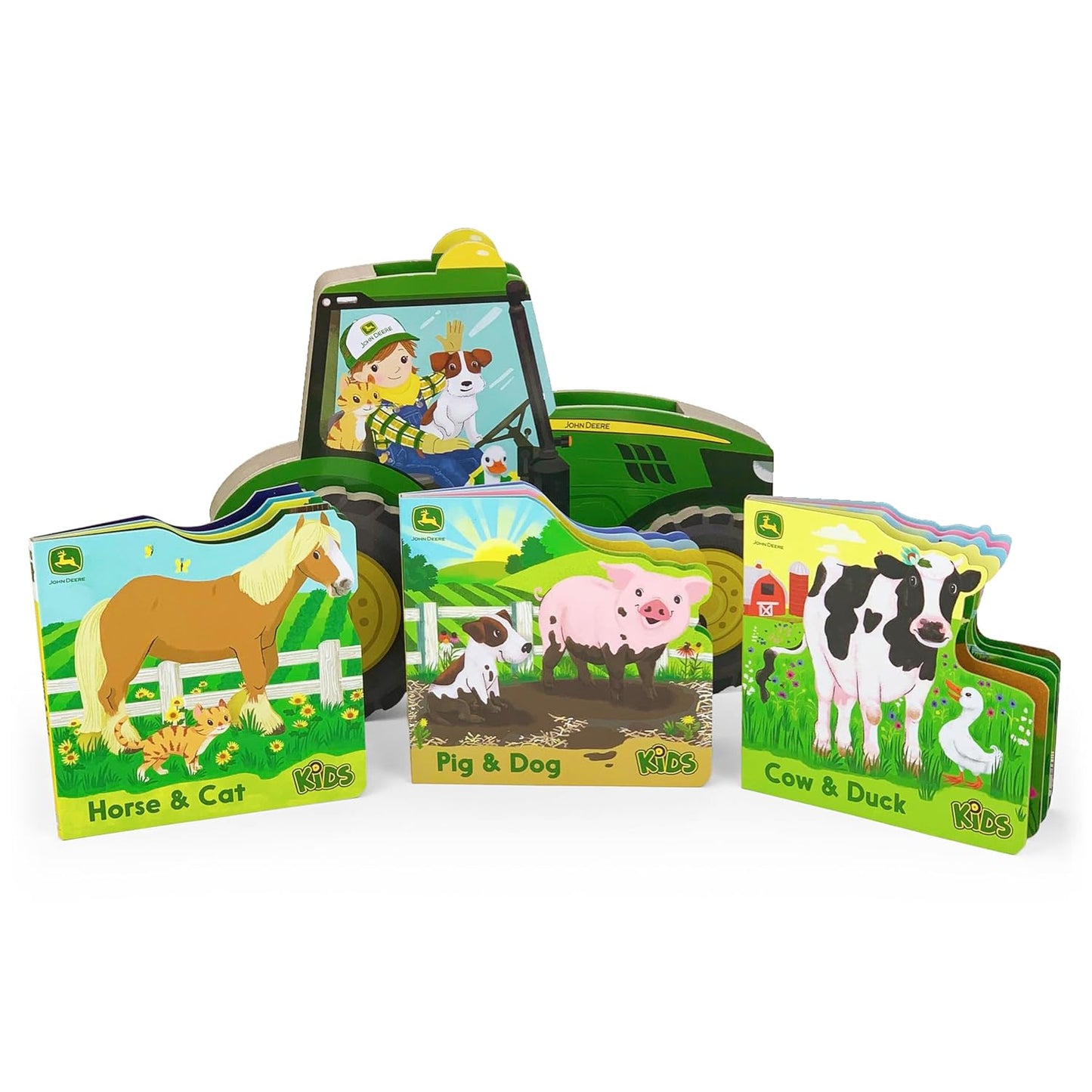 John Deere Kids Tractor Tales Roll 'n Go Book Set