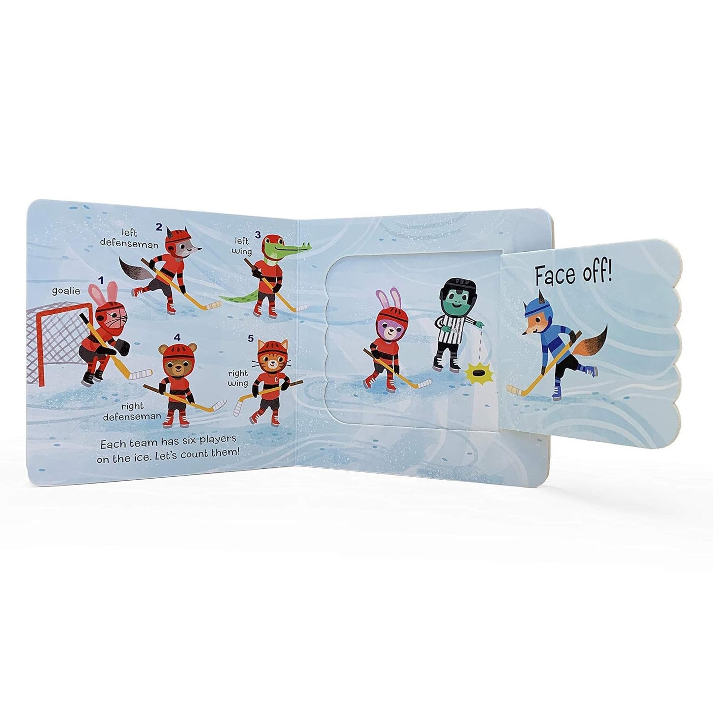 Let's Play Hockey! A Lift-a-Flap Board Book for Babies and Toddlers