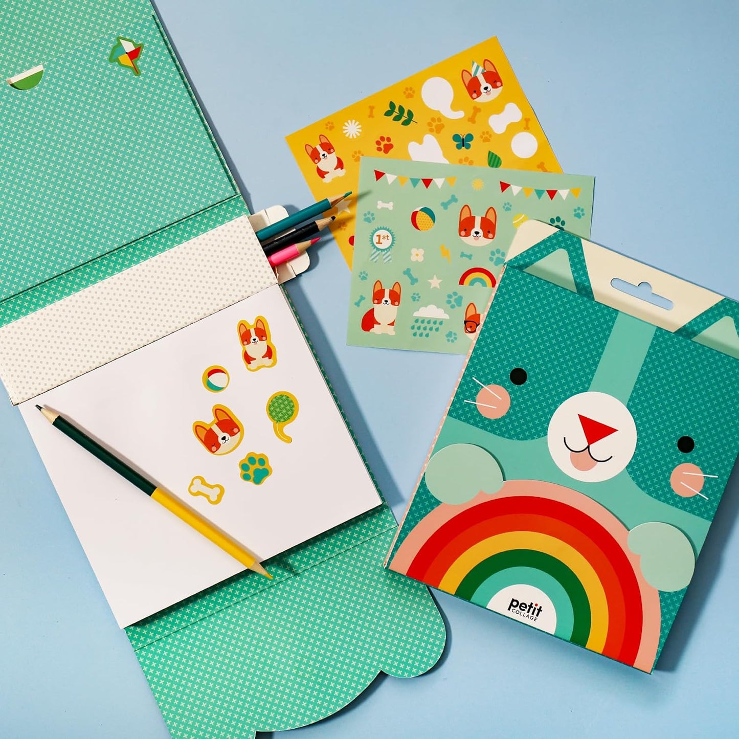 Carry-Along Kitten Sketch Kit - Petit Collage
