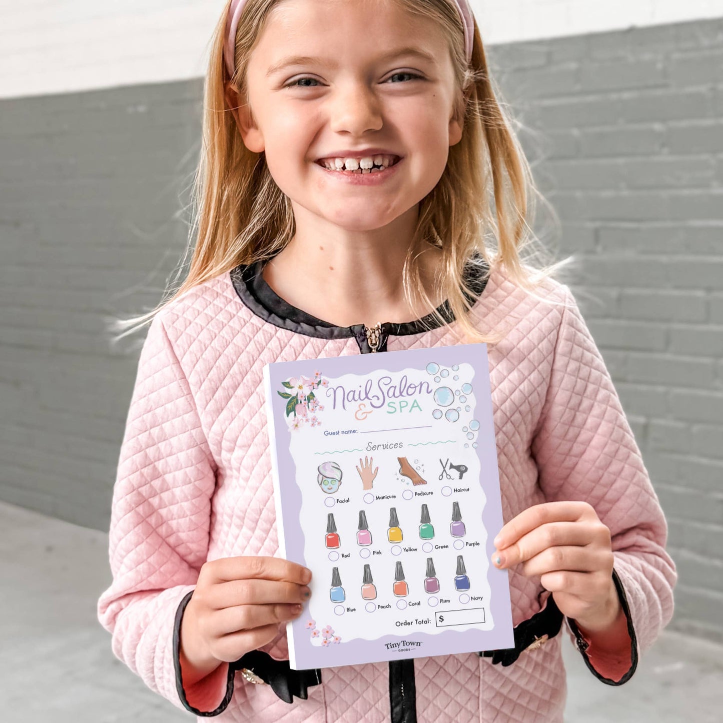 Inklings Tiny Town™ Play Notepad - Nail Salon & Spa