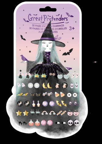 Natasha The Raven Witch, Sticker Earrings- 30 pairs