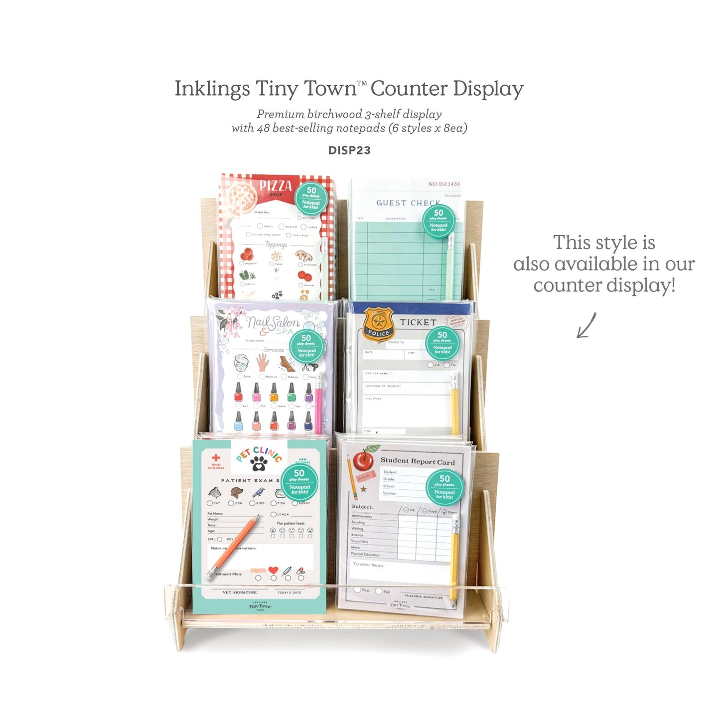 Inklings Tiny Town™ Play Notepad - Pizza Shop