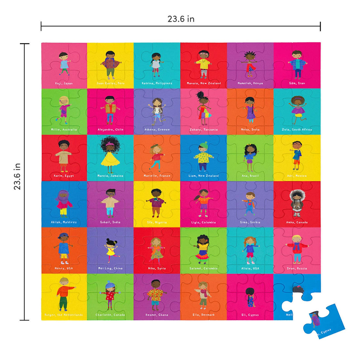 Puzzlies, 100-piece Double-sided Puzzle, Christmas Gift