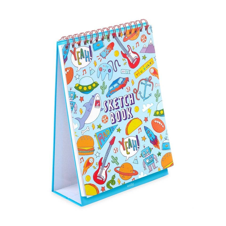 Sketch & Show: Standing Sketchbook - Awesome Doodles (8" x 1