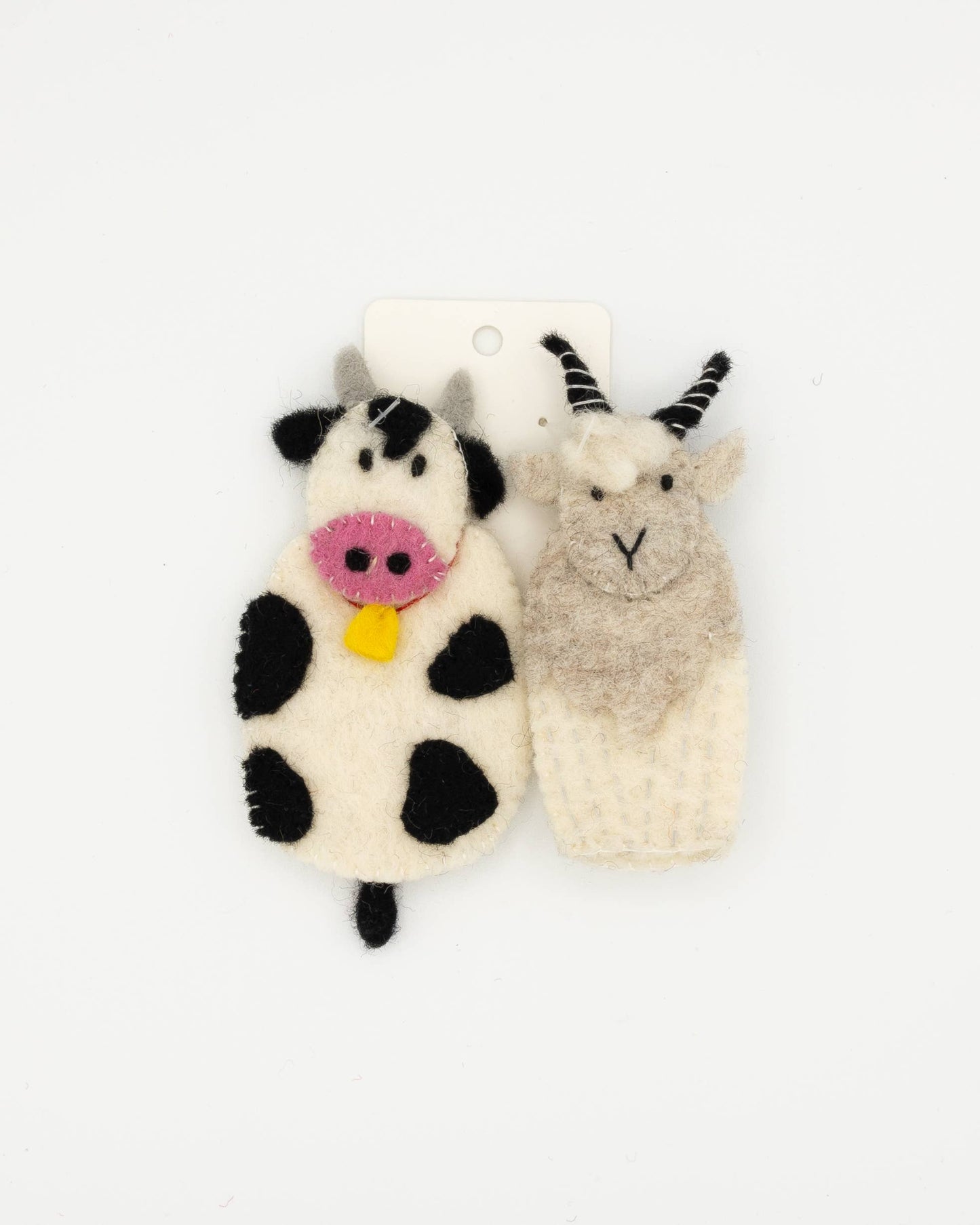 Finger Puppet - Cow and Goat Set (Farm animals) 