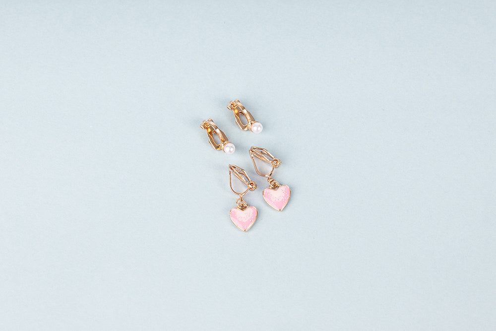 Boutique Cute & Classy Clip on Earrings -2 PACK
