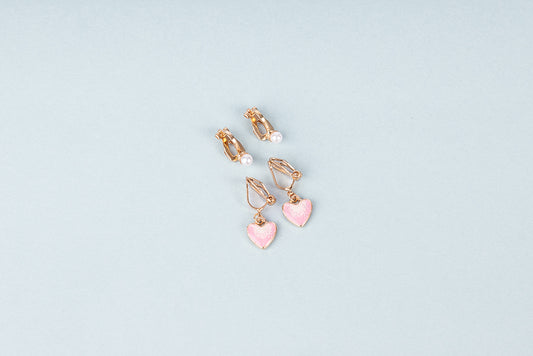 Boutique Cute & Classy Clip on Earrings -2 PACK