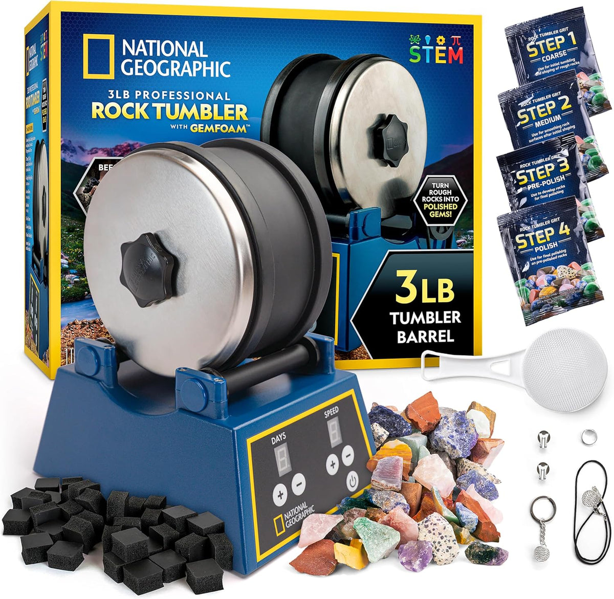 National Geographic Explorer Series Rock Tumbler