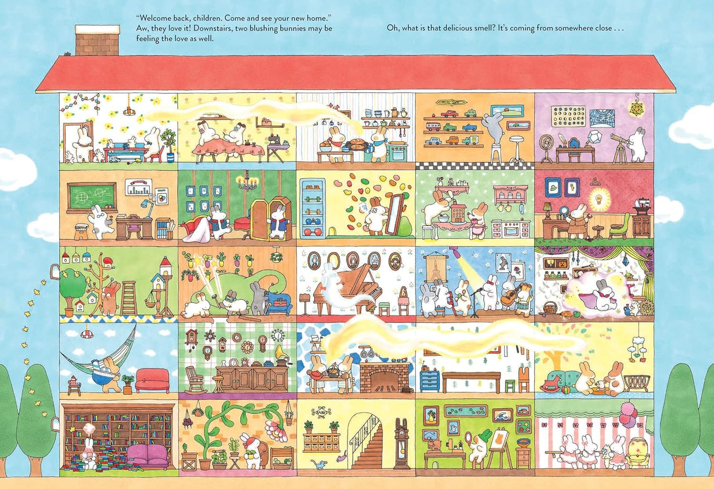 Welcome to the Rabbit Residence - A Seek-and-Find Story (Hardback)